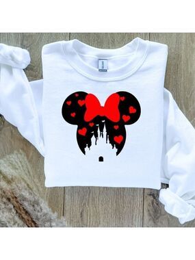 Minnie Mouse Disney Castle Sweatshirt Sweater